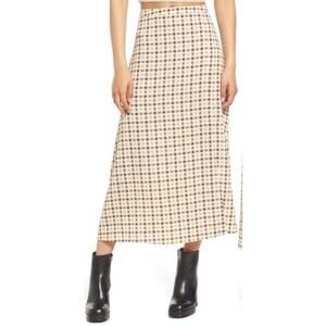 Vero Moda Gingham Midi Skirt SZ SM